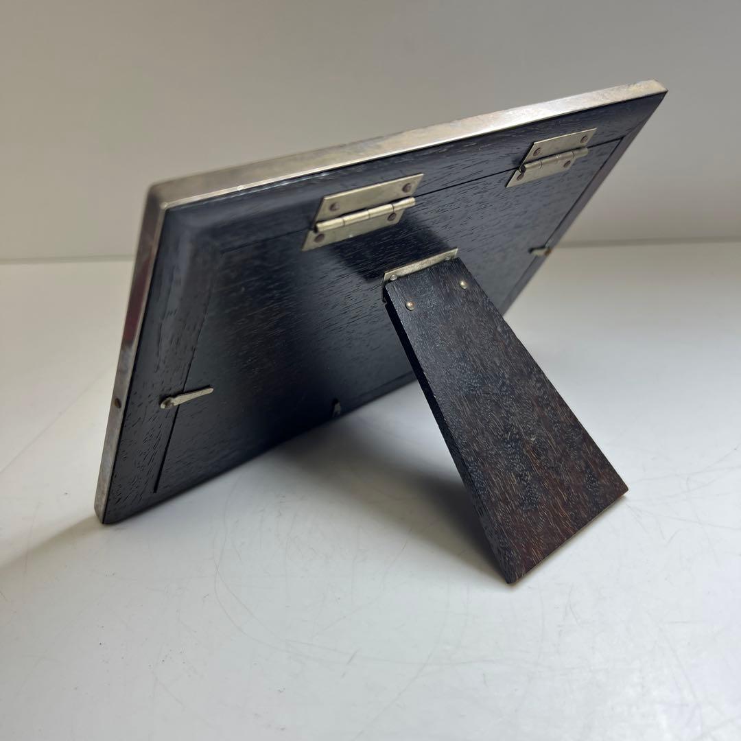 純銀刻印フォトフレーム全体262g 横幅17.5㎝ 東Y8-0116☆2Fタカサ