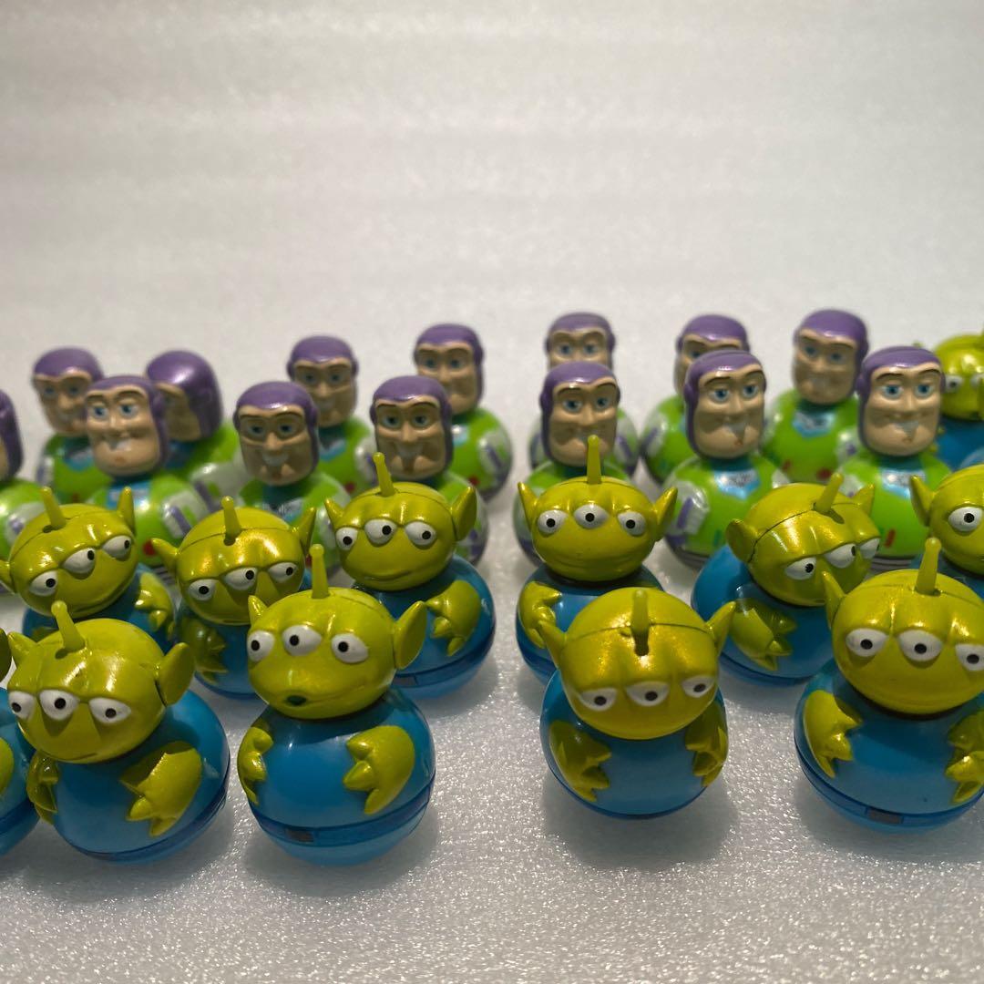 トイストーリー　バズ　リトルグリーンメン　起き上がり小法師 34個セット