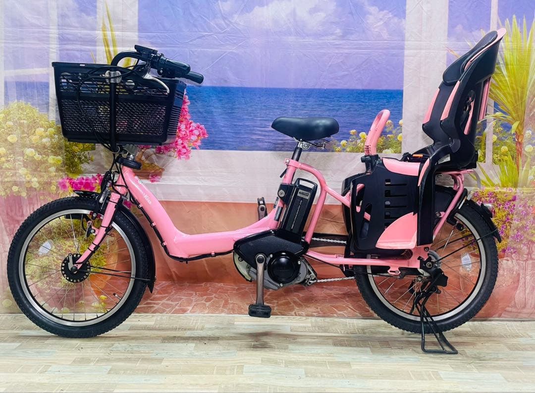 ヤマハパスキス⭐️人気モデル！子供乗せ電動アシスト自転車Y3435