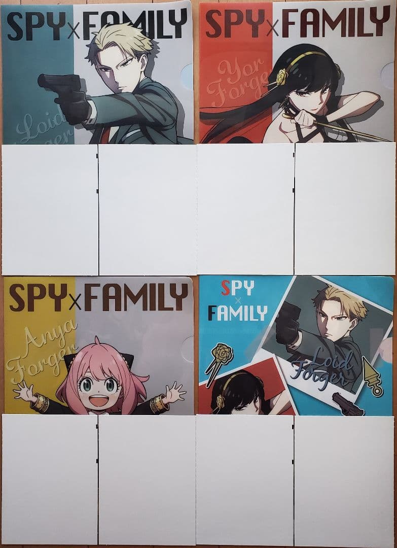 EC♥ スパイファミリー クリアファイル コレクション コンプ 5セット