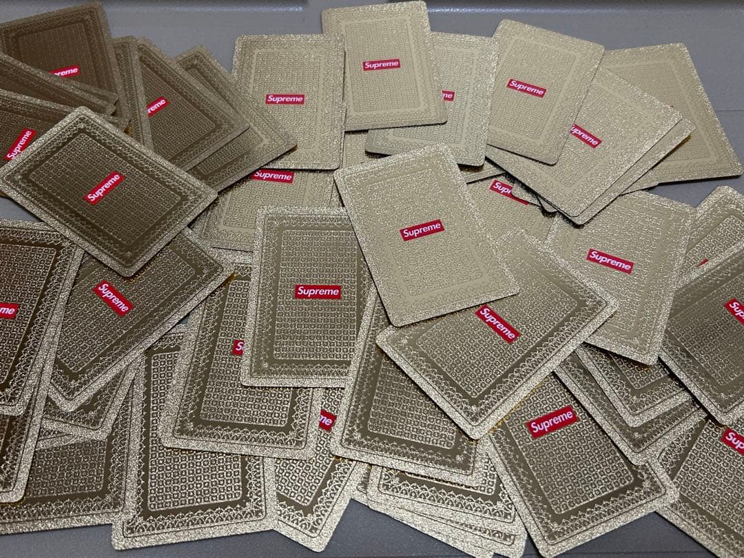 Supreme ゴールドトランプ セット 限定品