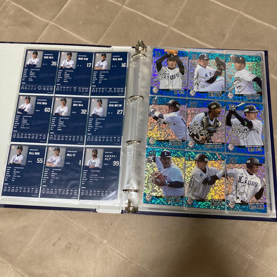 埼玉西武ライオンズ　カード　2008〜2018年　バインダー２冊