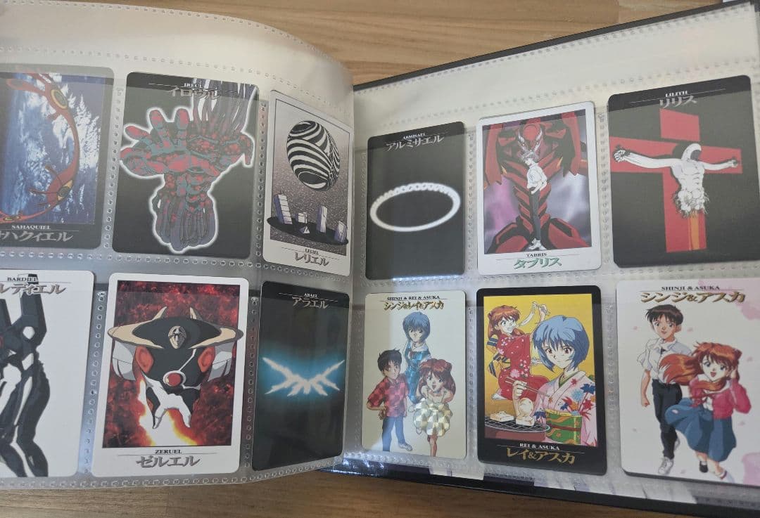 エヴァンゲリオンカードダスコンプリートアルバム付き108未剥がし付き