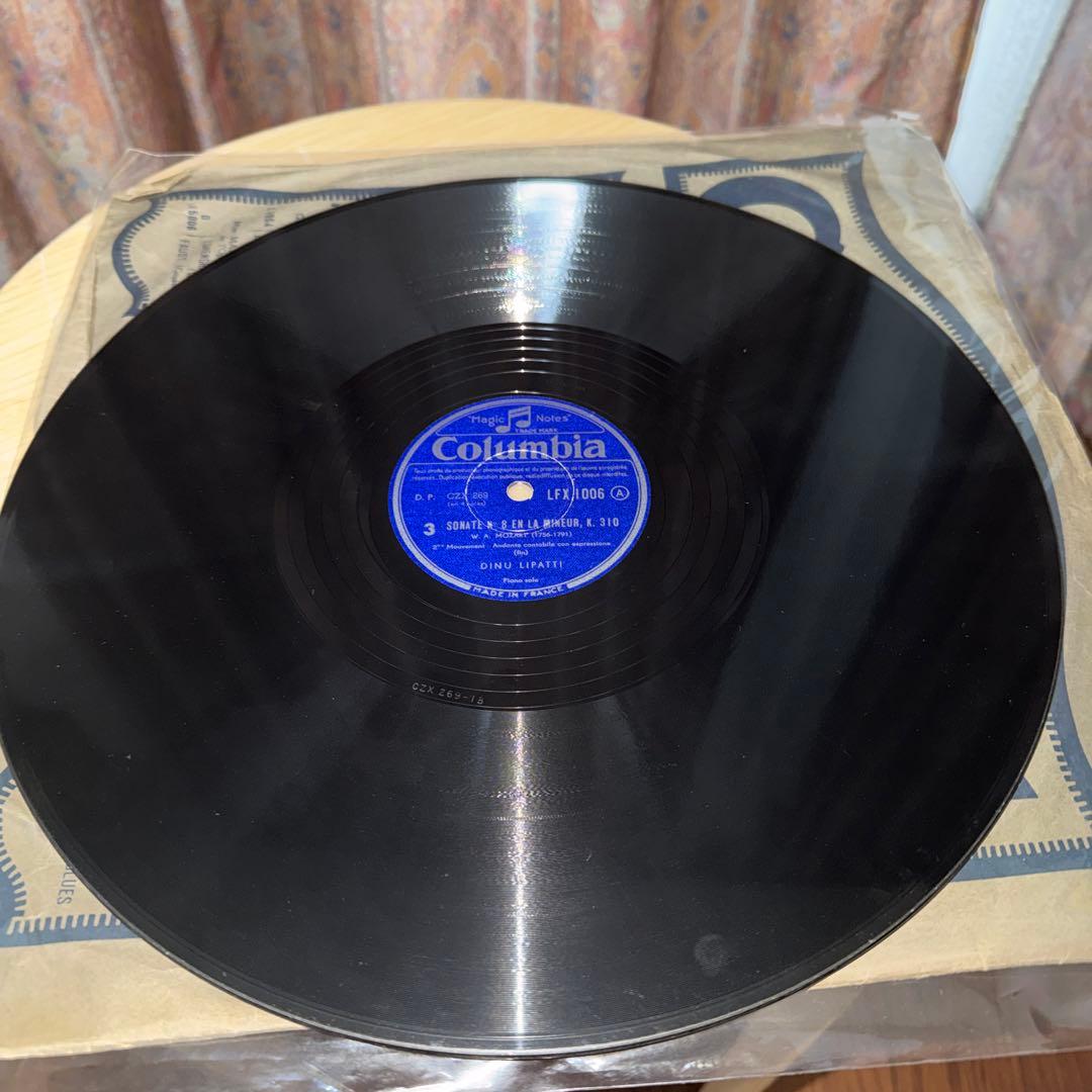 SP仏盤2枚組 DINU LIPATTI/MOZARTのsonata k310