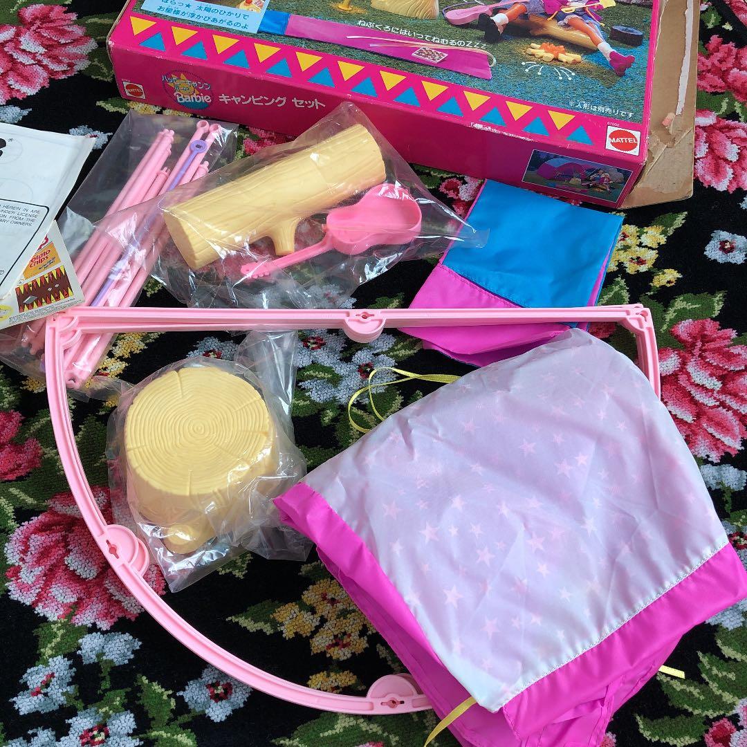 お値下げ　バービーキャンピングセット
