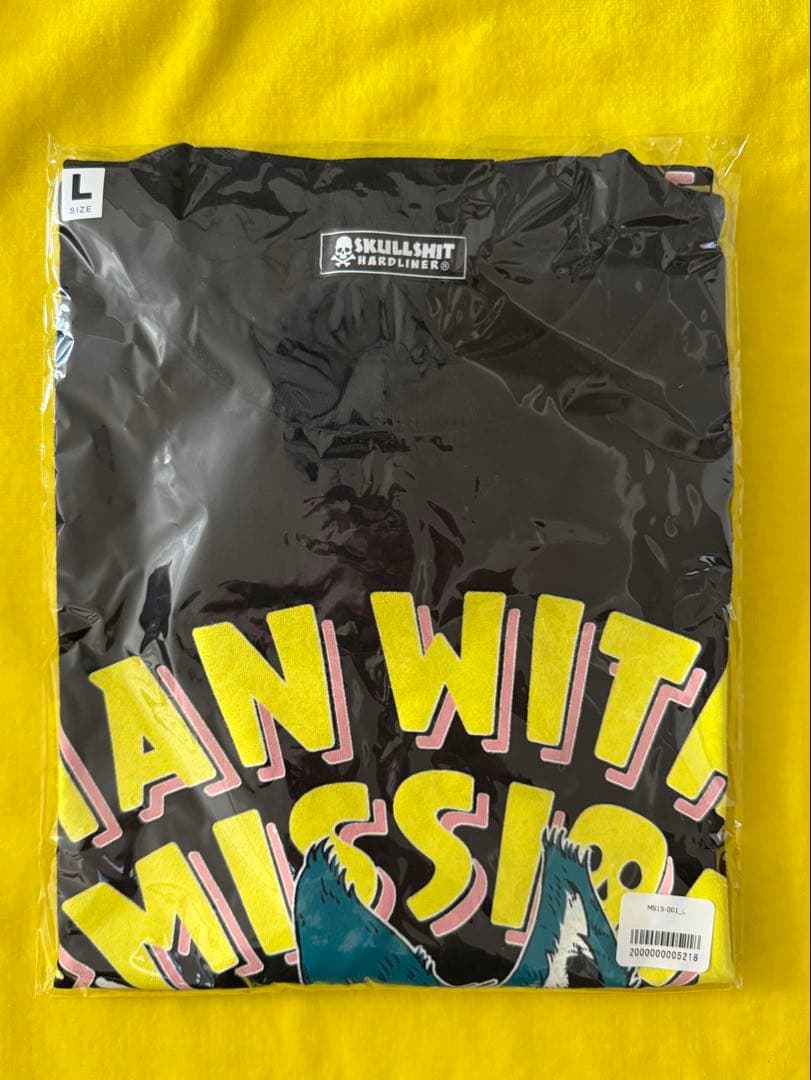 マンウィズ SKULLSHIT コラボTシャツ Lサイズ