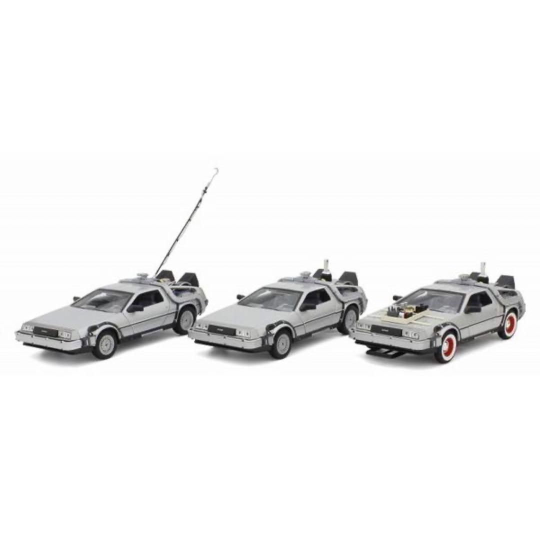 未開封 WELLY デロリアン セット バック・トゥ・ザ・フューチャー ミニカー