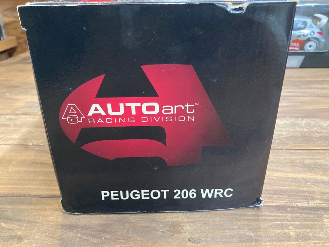 AUTOartプジョー206WRC3台セット絶版車メチャレアナンバーおまけ付き