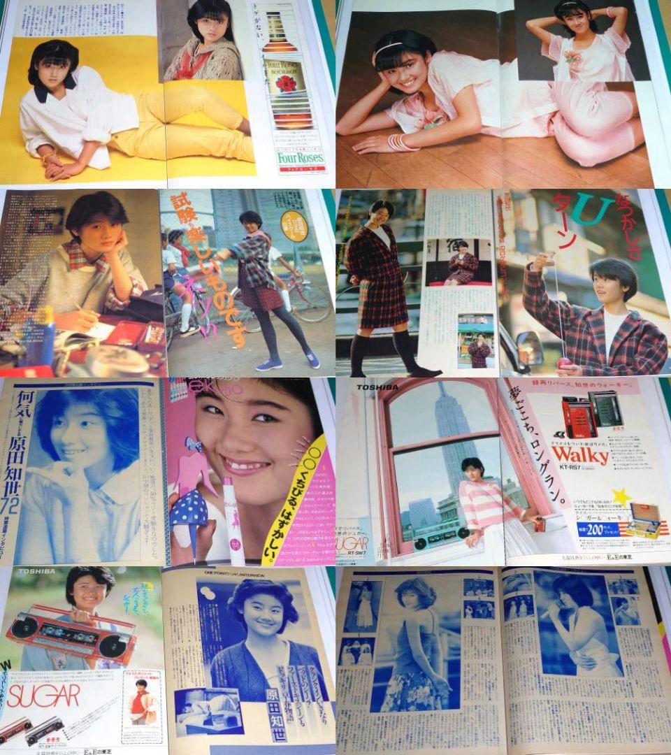原田知世　1982年〜1989年 大量　切り抜き　ファイル　2冊　120P