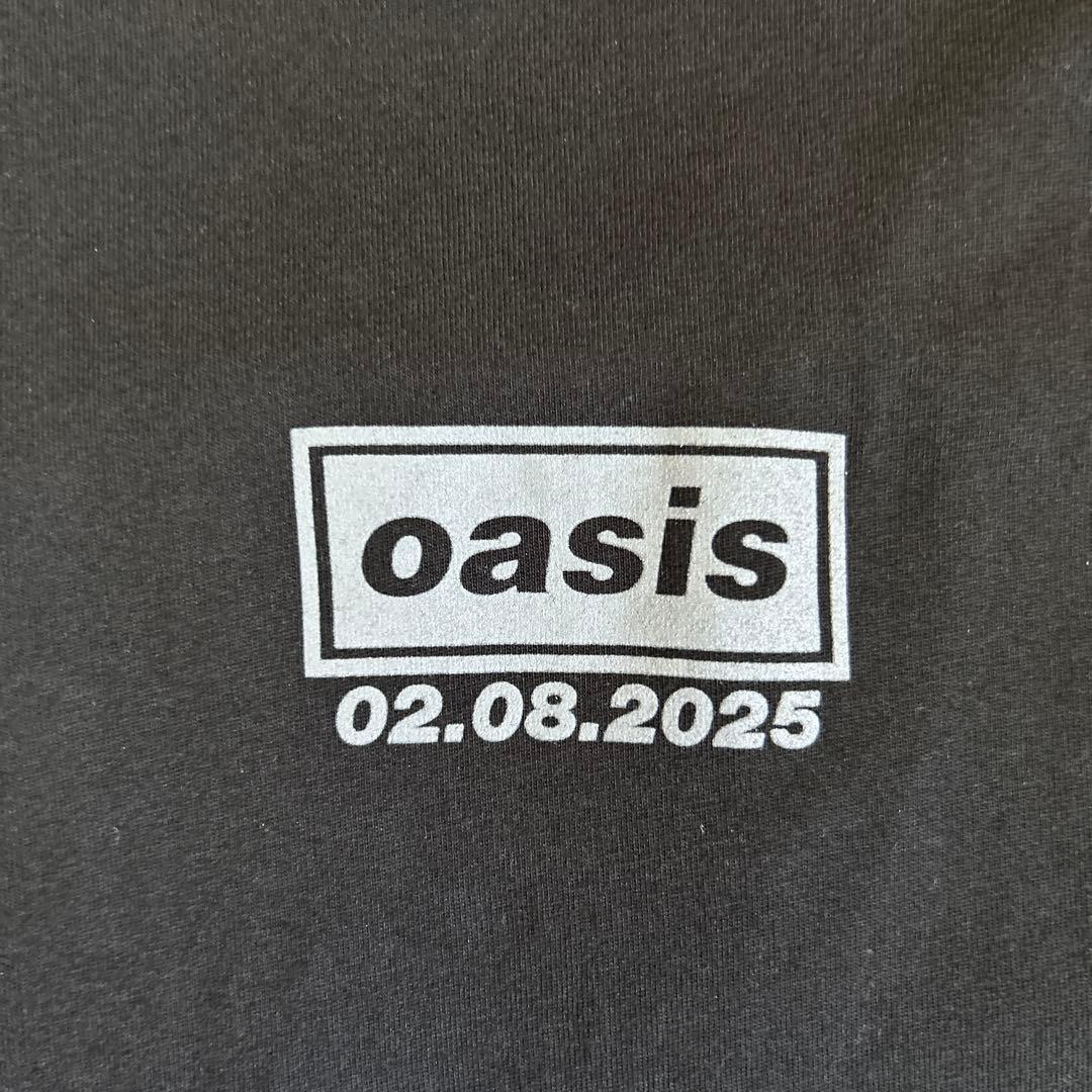 【8/2ロンドン公演日付入り】Oasis ライブTシャツ