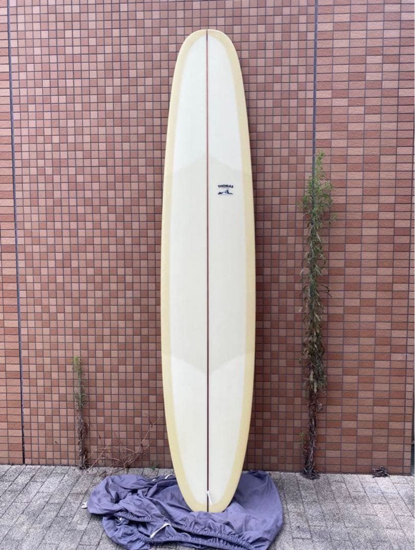 シングルフィン　ロングボード　トーマスサーフボード　thomas ノーズライダー
