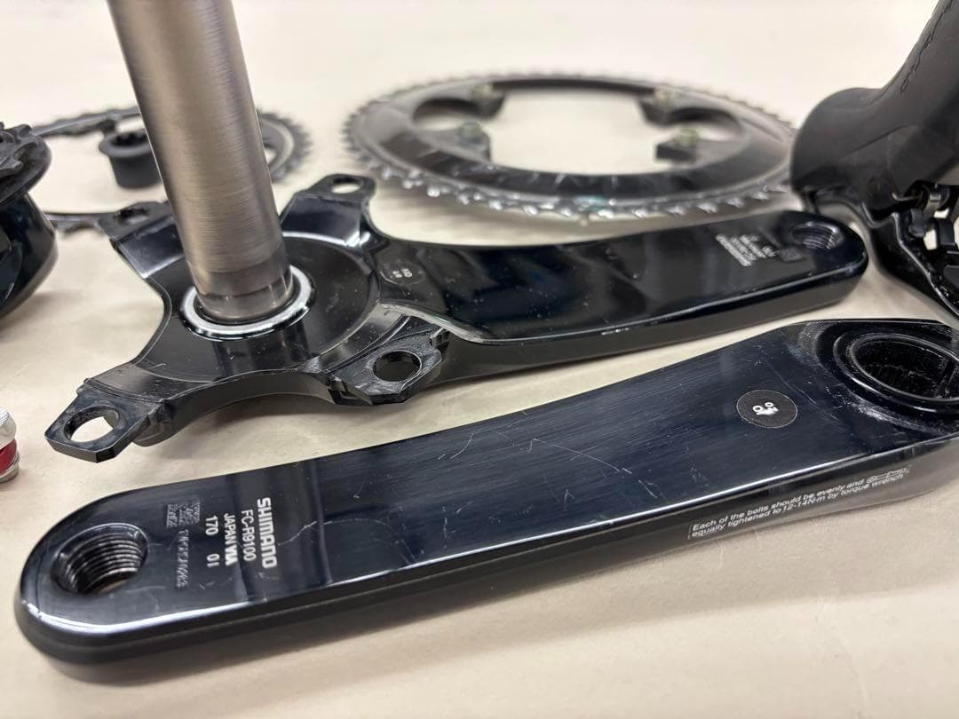 164【中古・超美品】　シマノ　DURA-ACE　9100　11Sパーツセット