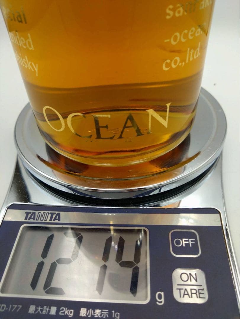 Gloria Ocean ウイスキー 720ml 43% 砲台型台座付き