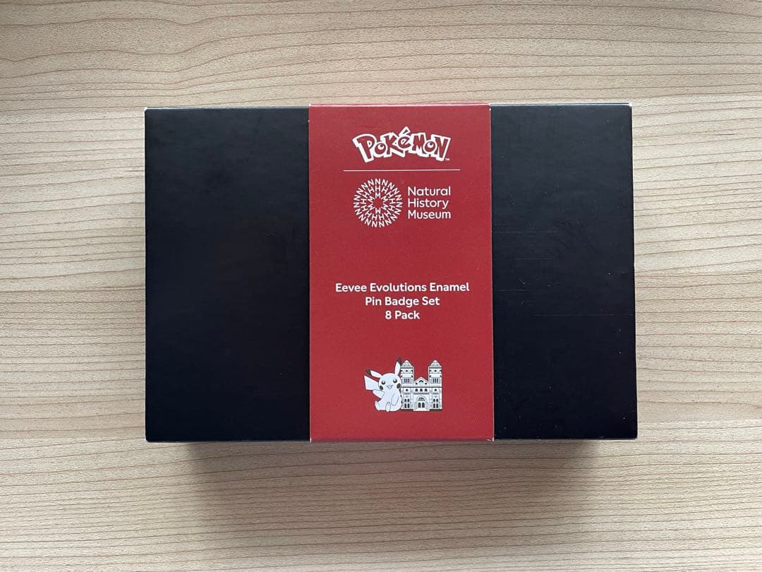 【限定品】ポケモン30周年 ロンドン自然史博物館コラボ　ピンバッジ 8個セット