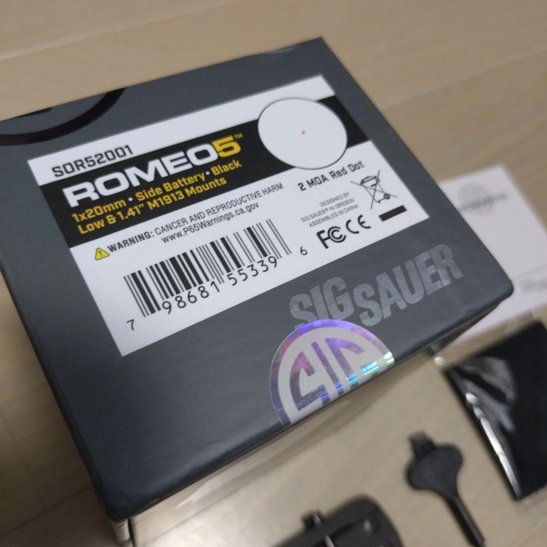 SIG SAUER ROMEO5 ドットサイト 実物
