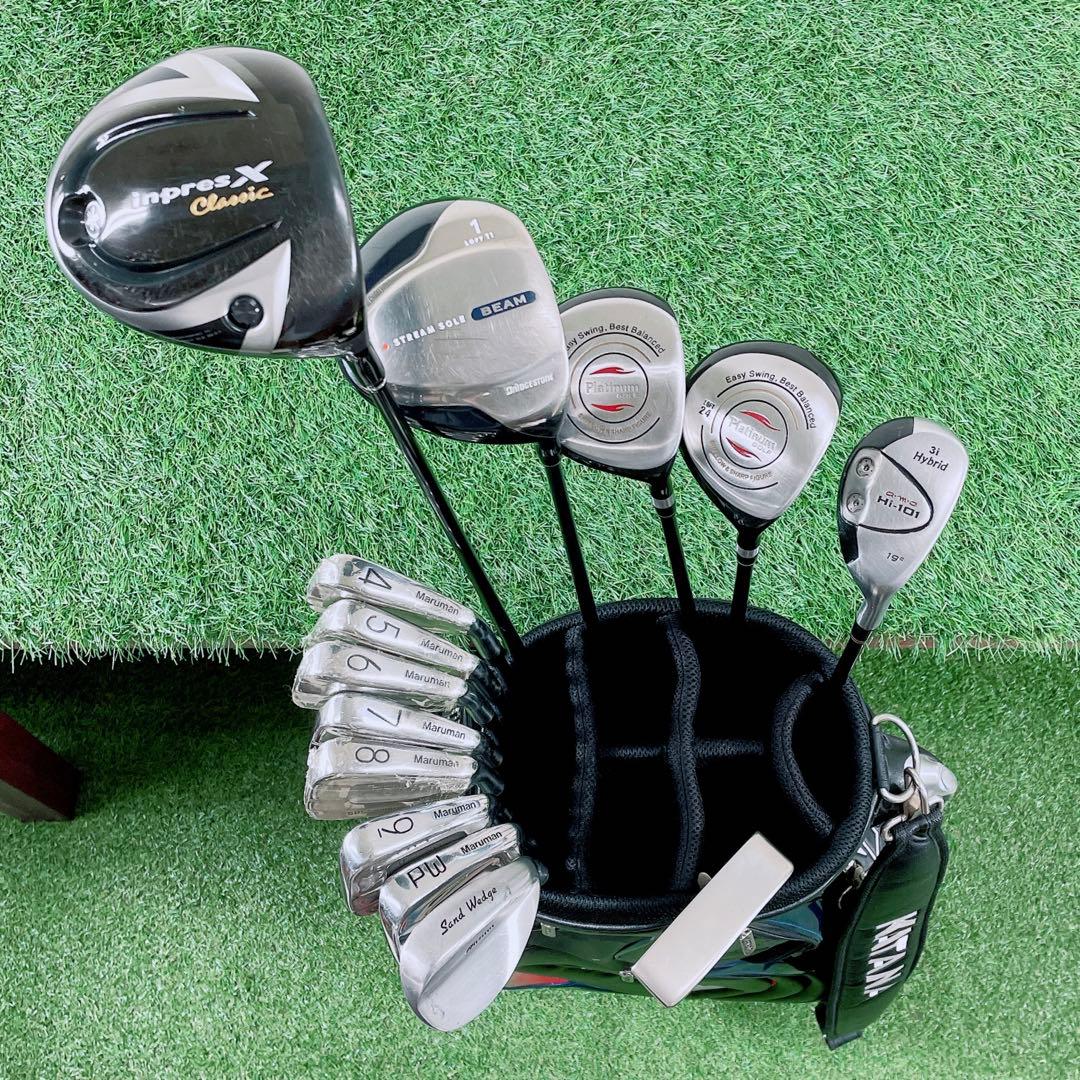 ゴルフクラブ　メンズセット　アイアン美品　ヤマハ　インプレス　X N2024