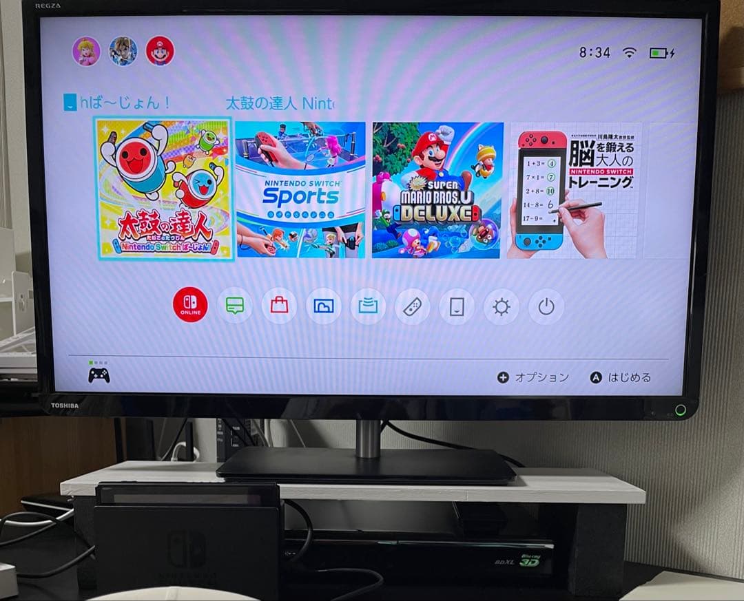 ⭐︎Nintendo Switch＋ゲームソフト4つ＋太鼓コントローラーのセット