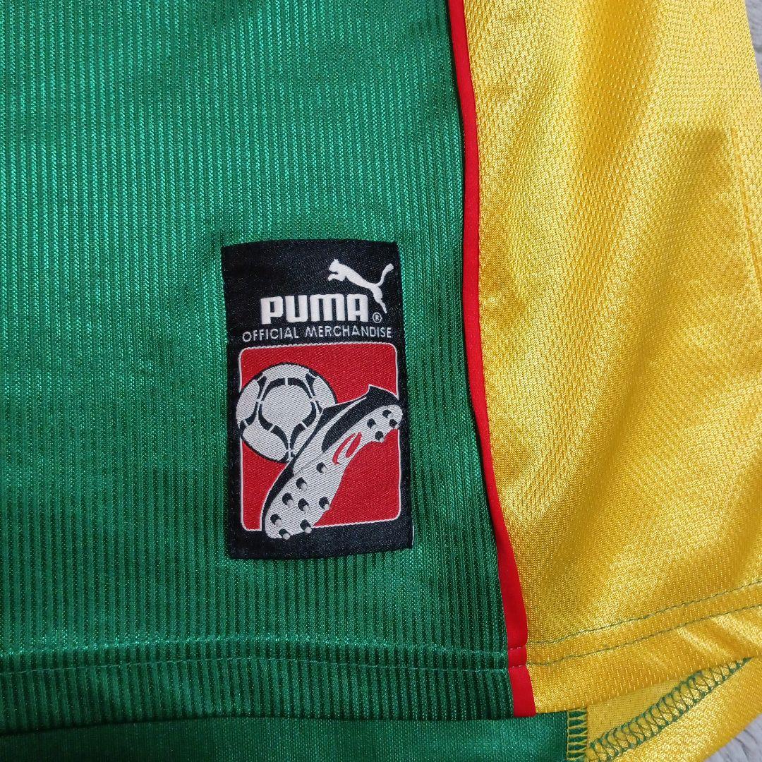 98年 W杯 カメルーン代表 プーマ サッカー 半袖 ユニフォーム ライオン