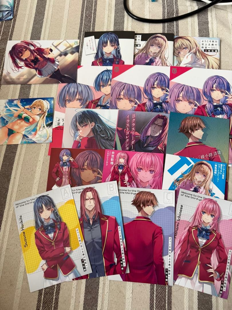 ようこそ実力至上主義の教室へ3年生　小説　1巻〜3巻　店舗特典　初版　公式