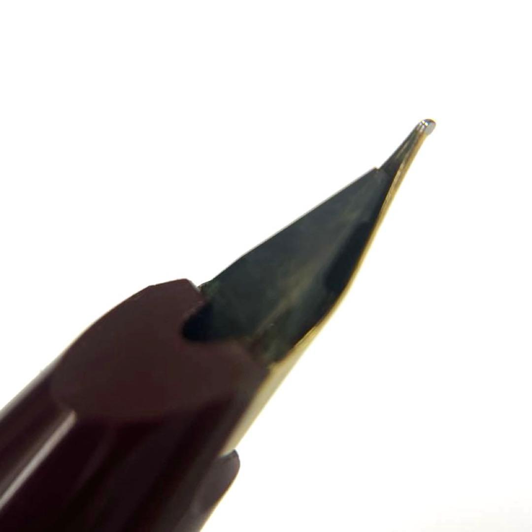 【ペン先750】MONTBLANC 万年筆 モンブラン ボルドー×ゴールド