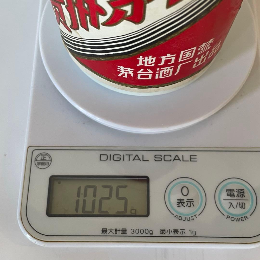 超稀少! 貴州茅台酒1987年 五星麦 マオタイ酒54度 正規品 重さ1025g