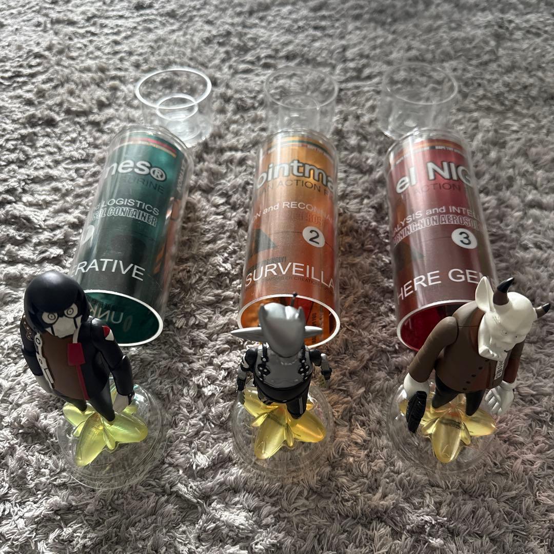 BAPEフィギュア ape フューチュラ　3缶セット FUTURA