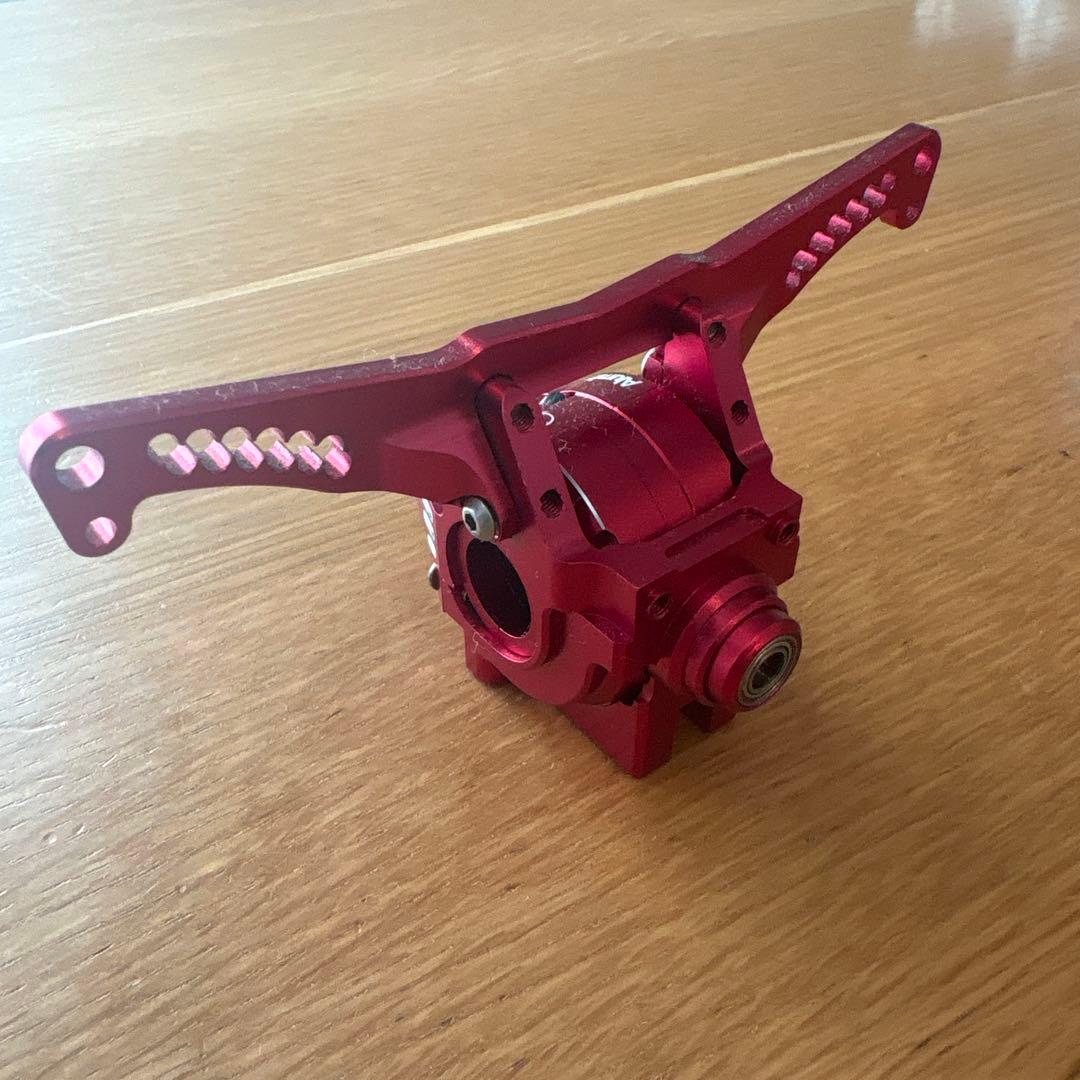 オーバードーズ overdose アルミギヤバルク、ギヤケース、ショックタワー