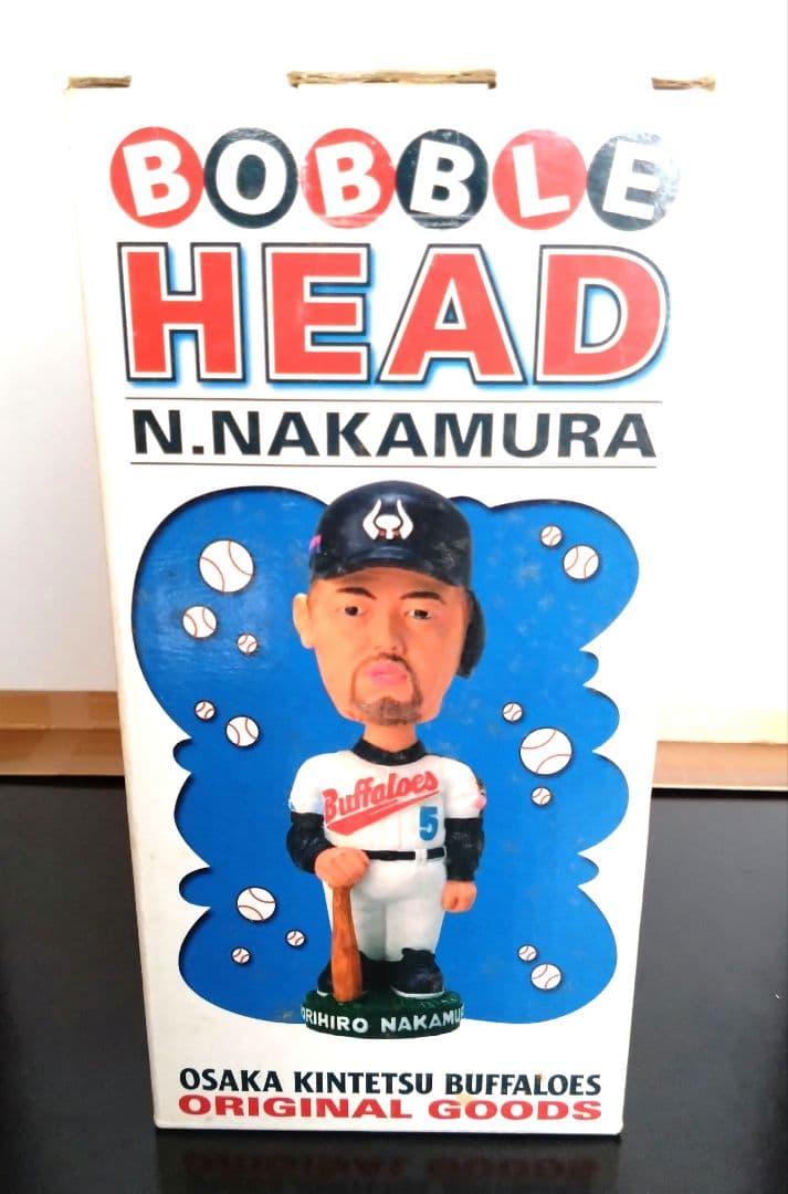 ☆ボブルヘッド人形)中村紀洋No.5大阪近鉄バファローズ