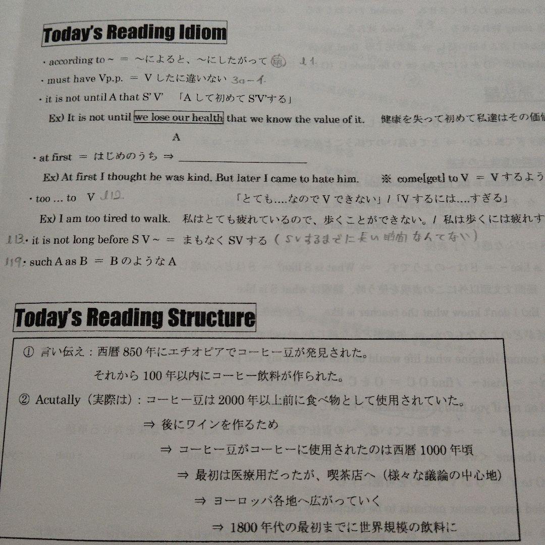 2024年春期講習私大英語 全4講解答解説プリント付き