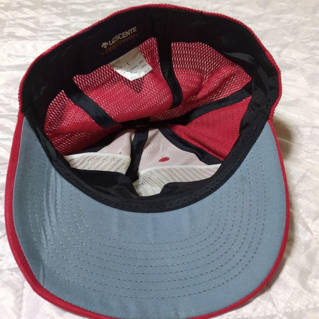 激レア　近鉄バッファロー赤メッシュキャップ