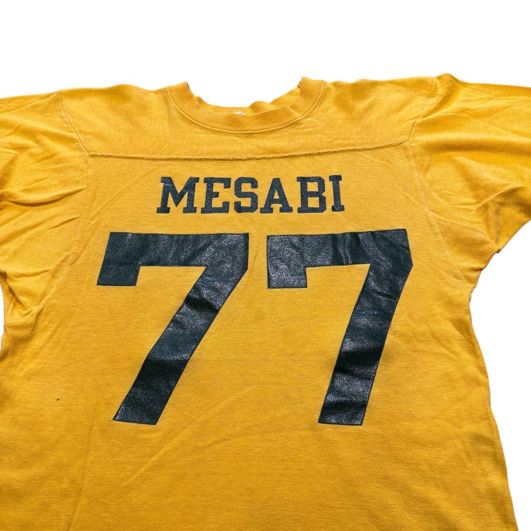 ビンテージ 70s チャンピオン　フットボールT ナンバリング　77 ゾロ目