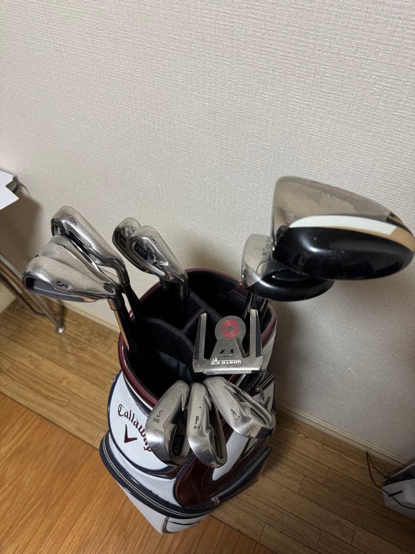 Callaway キャディバッグ ホワイト/ネイビー