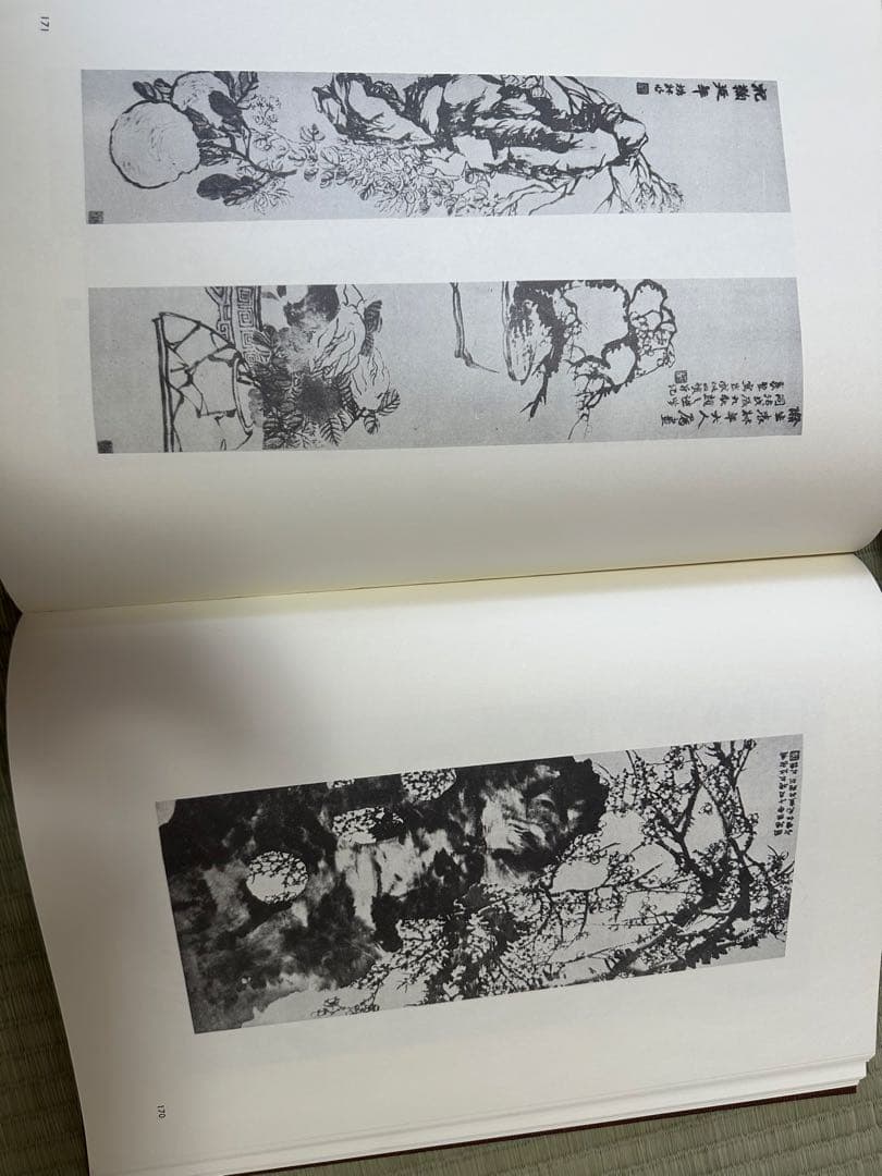 趙之謙　中国　骨董品　古美術品　掛け軸　書　出版物　巨大本　清朝　古書