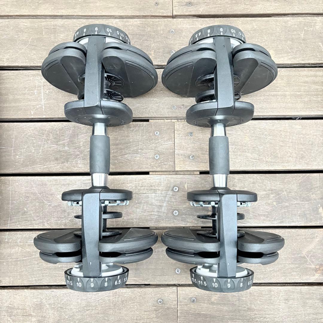 MOJEER ダイヤル式可変式ダンベル24Kg 2.5Kg〜24Kg 2個セット