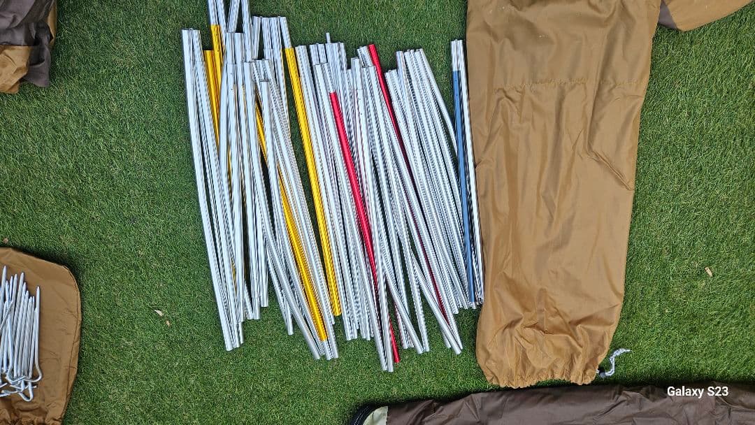  peak テント　 エントリー2ルーム　エルフィールドとマット&シート