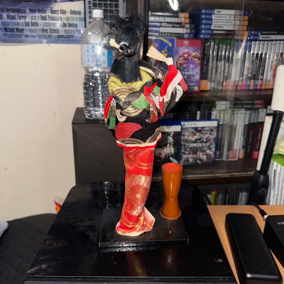 実家発掘！最高峰の特級呪物呪いのチョウピラコ日本人形　芸者　歌舞伎