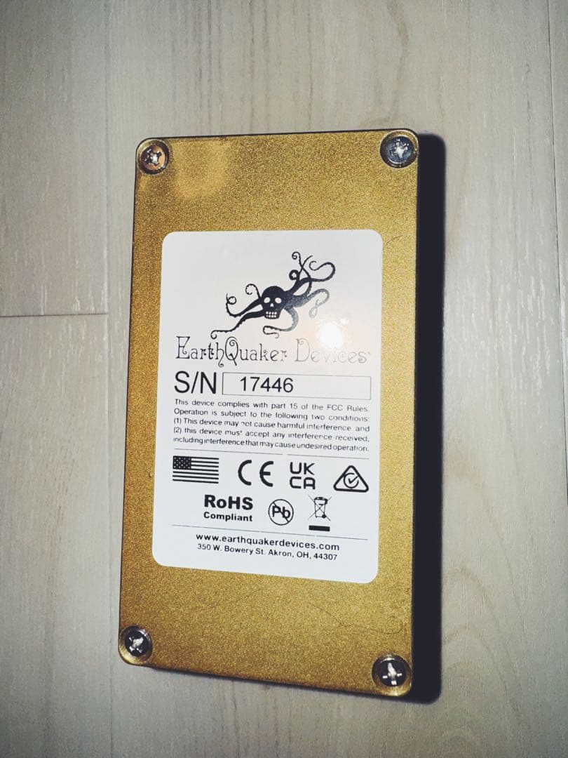 EarthQuaker Devices Hoof ファズエフェクター