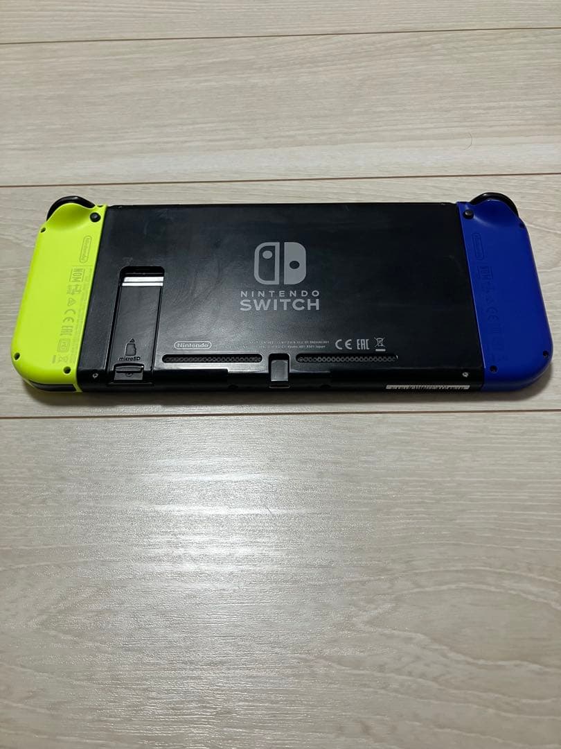 [訳あり]Nintendo Switch 本体 ブルー/ネオンイエロー[箱あり]