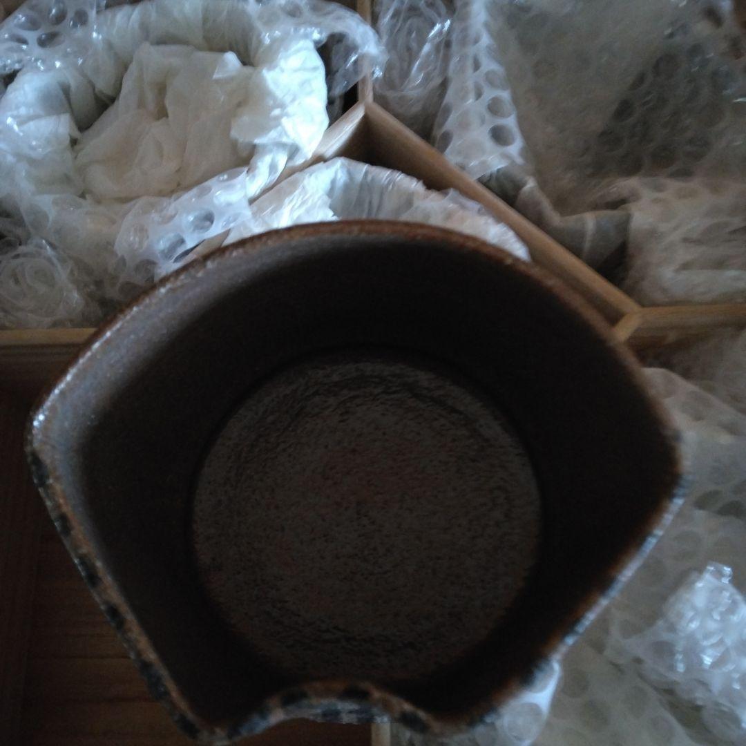 唐津焼 絵唐津　向付　中里重利