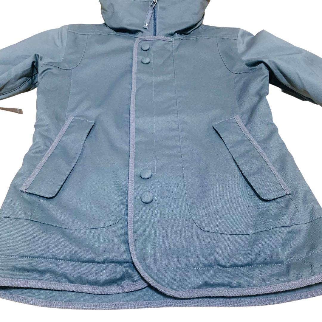 BURTON スノボウェア ジャケット グレー レディース スキーウェア フード