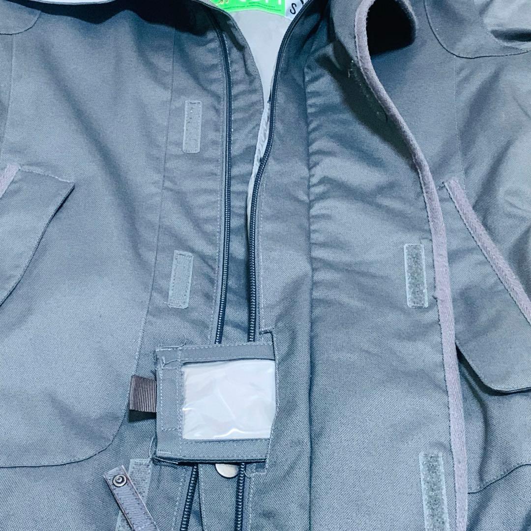 BURTON スノボウェア ジャケット グレー レディース スキーウェア フード