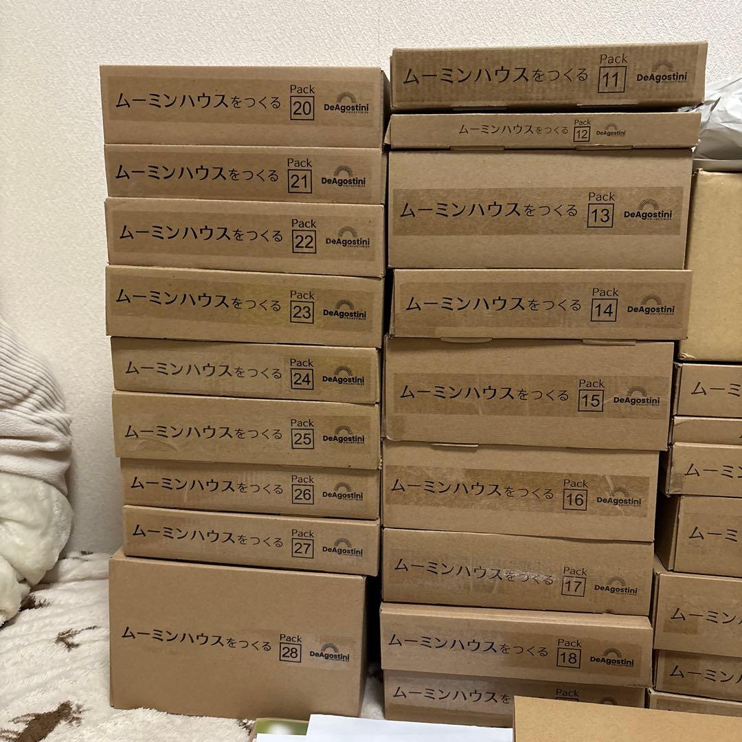 デアゴスティーニ　ムーミンハウスをつくる　1〜28