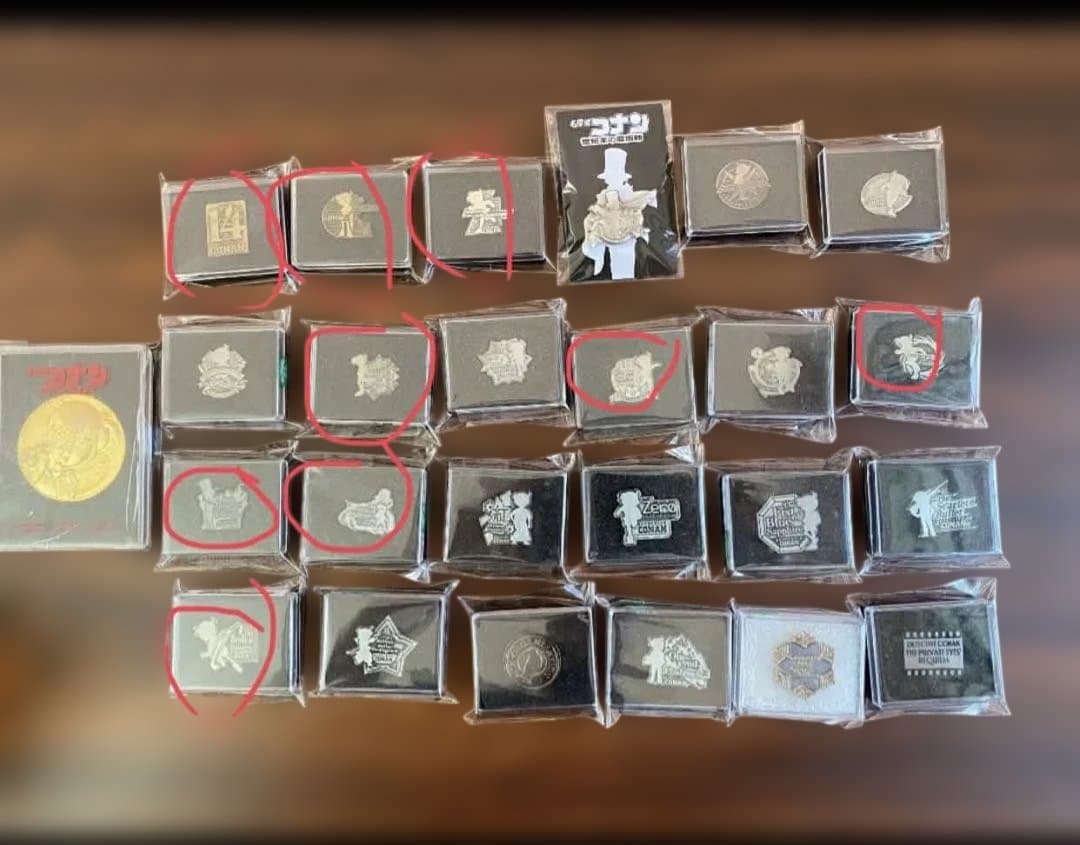 名探偵コナン　劇場版　ピンバッジ　映画　ピンズ