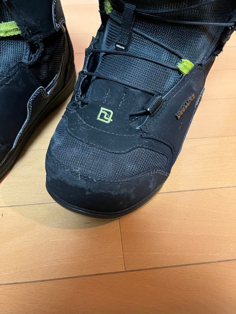 スノーボードブーツ 黒/緑