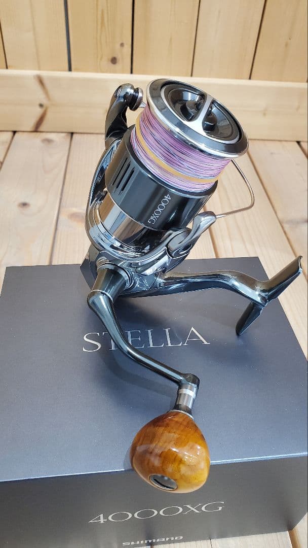 【極美品】☆22ステラ4000XG☆ウォーターランドウッドノブ★