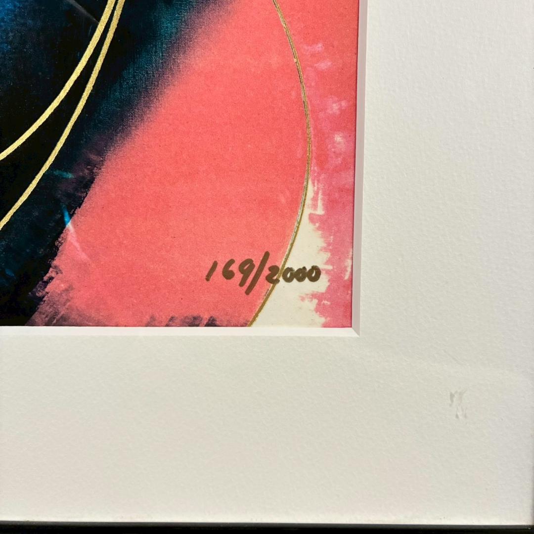 マーティロ・マヌキアン「海に想いを」シルクスクリーン 直筆サイン入り マヌキャン