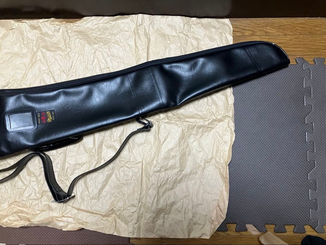 刀袋・内袋・房 黒デラクール二本入刀袋 居合道