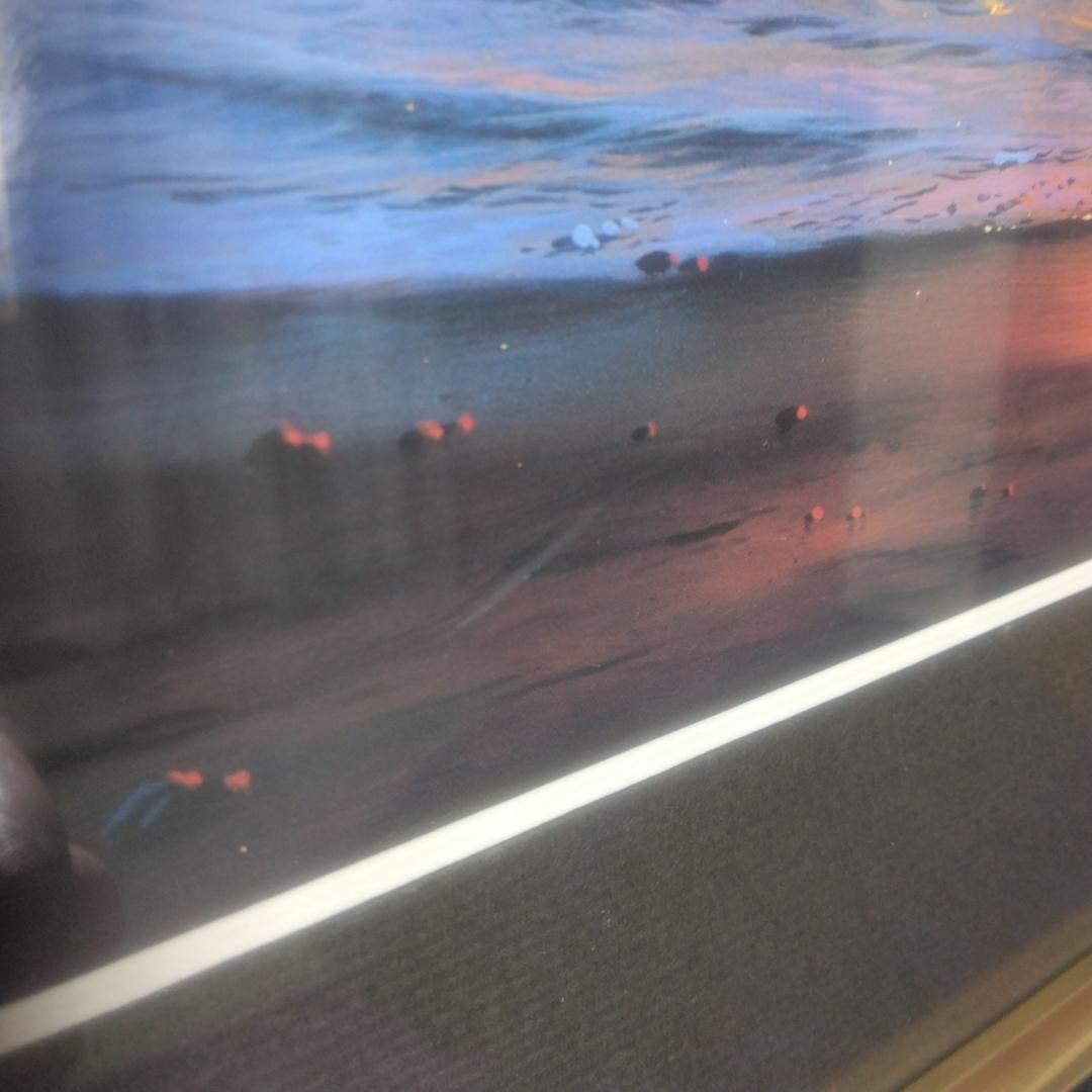 クリスチャン・リース・ラッセン　ロマンスオブザシー　中古　大判額装アートポスター