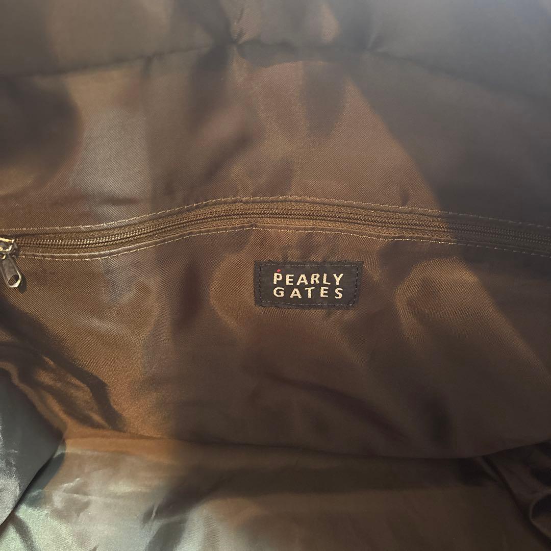 PEARLY GATES カーキロッカーバッグ
