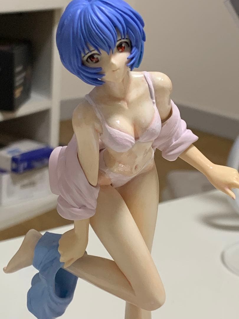 綾波レイ　ガレージキット　塗装済み完成品　エヴァ　クルシマ製作所